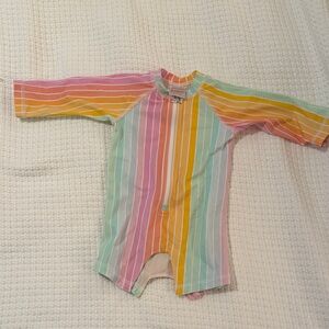 Hanna Andersson Striped Baby Girl Swimwear